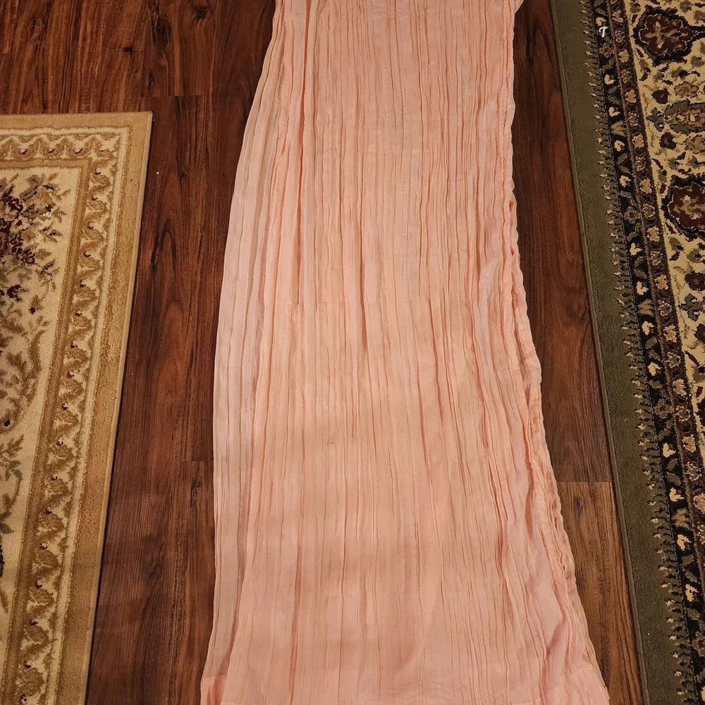 Opalhouse Blush Pink Crinkled Curtain 4 Panals. NWT